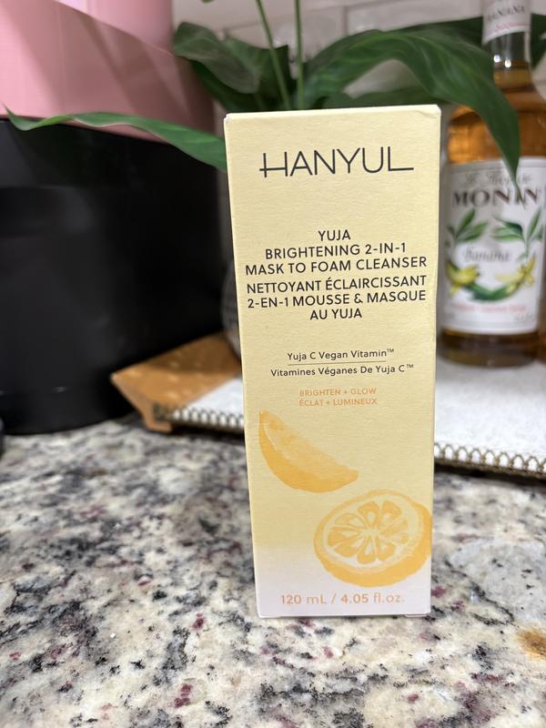 Yuja Brightening 2-in-1 Mask to Foam Cleanser with Vitamin C +