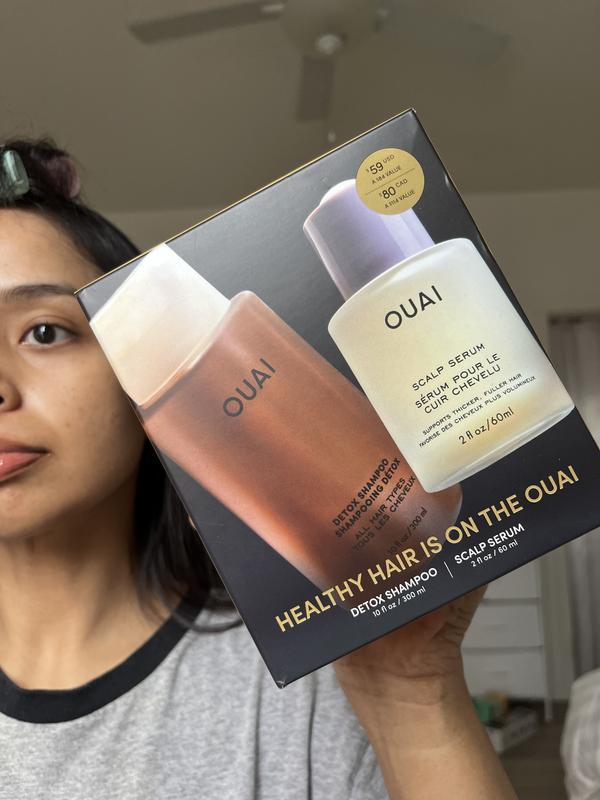 Detox Shampoo & Scalp Serum Hair Gift Set - OUAI | Sephora