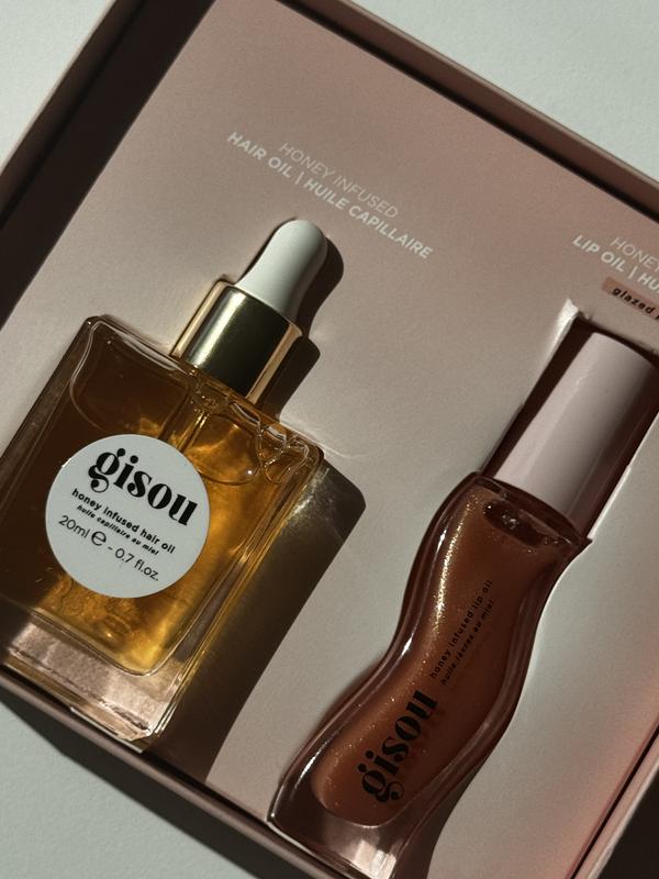 【日本未発売】gisou Glossy & Glazed Set Glossy & Glazed Hair & Lip Oil Gift Set - Gisou | Sephora