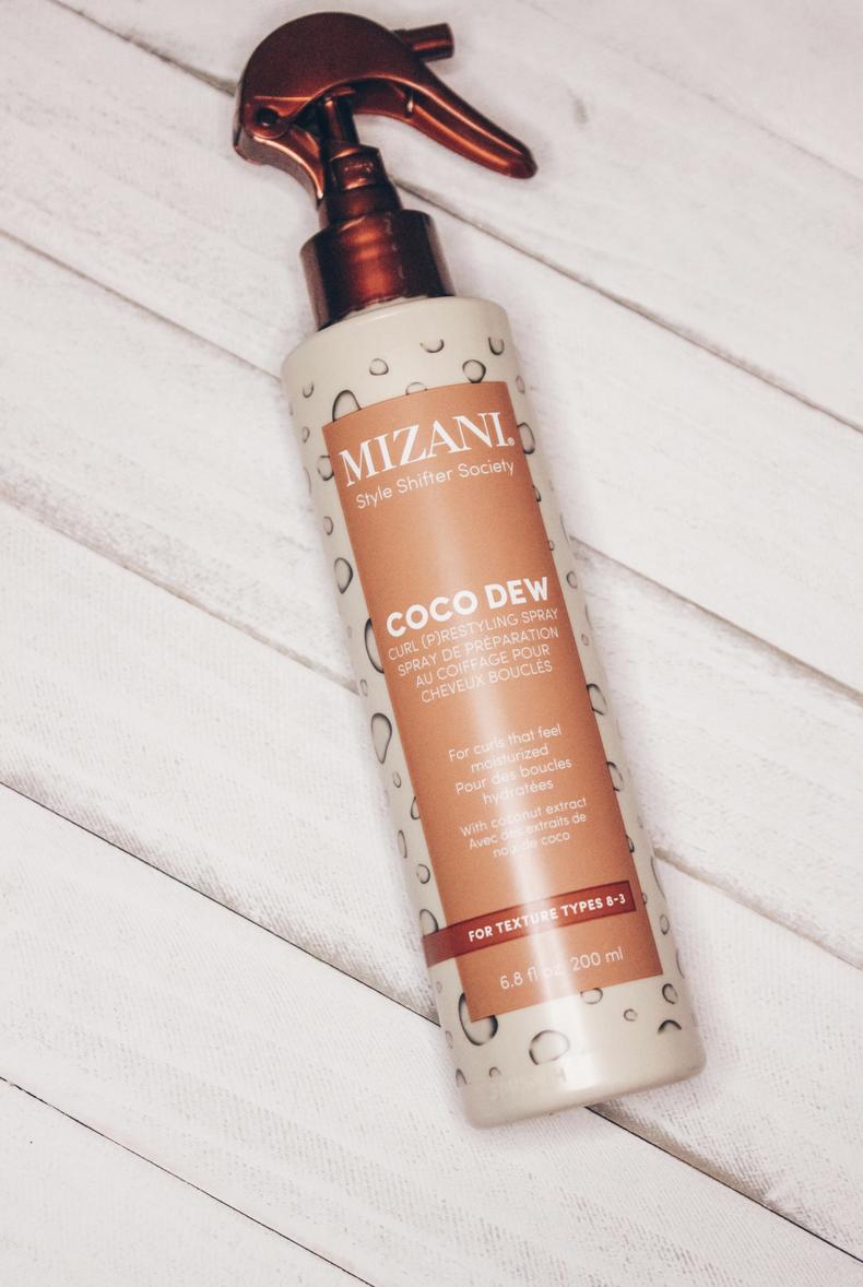 Coco Dew Curl Pre-Styling & Restyling Refresher Spray - Mizani