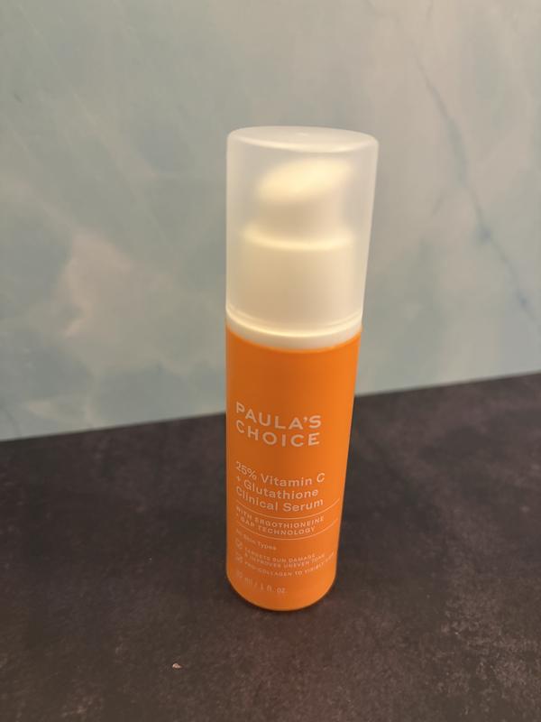 paula's choice 25 vitamin c glutathione clinical serum reddit 25% + for Brightening & Dark Spots 25% Vitamin C + Skin Brightening Capsules Size:120ct 400mg Gel Caps Can Weight Loss Help