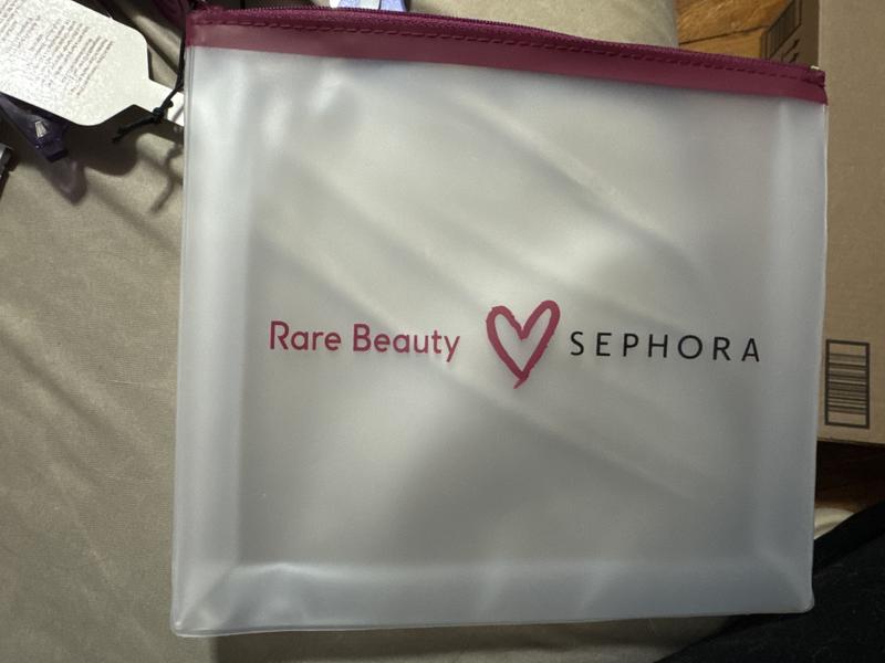 Rare Beauty x Sephora Travel Makeup Pouch In White