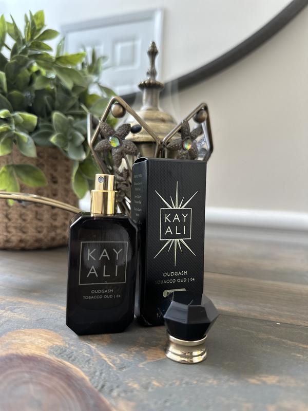 tobacco oud kayali Oudgasm | 04 by 50 ml EDP Spray intermingling with the brighter notes for a deep and complex home fragrance. Oudgasm Tobacco Oud inspired by