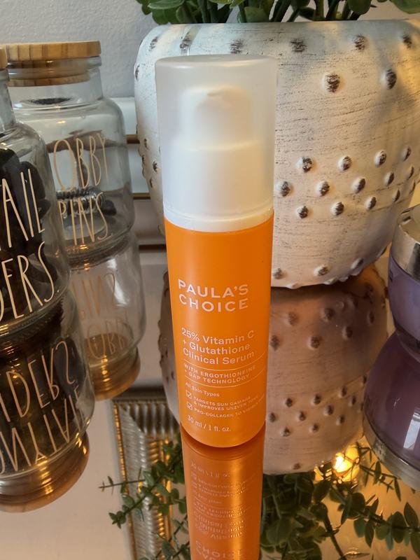paula's choice vitamin c and glutathione review Down to the last bit of Paula's Choice 25% Vitamin C + Glutathione Clinical  Serum. I remember thinking they sent me a travel size by mistake but I was  wrong. It's a main image 1