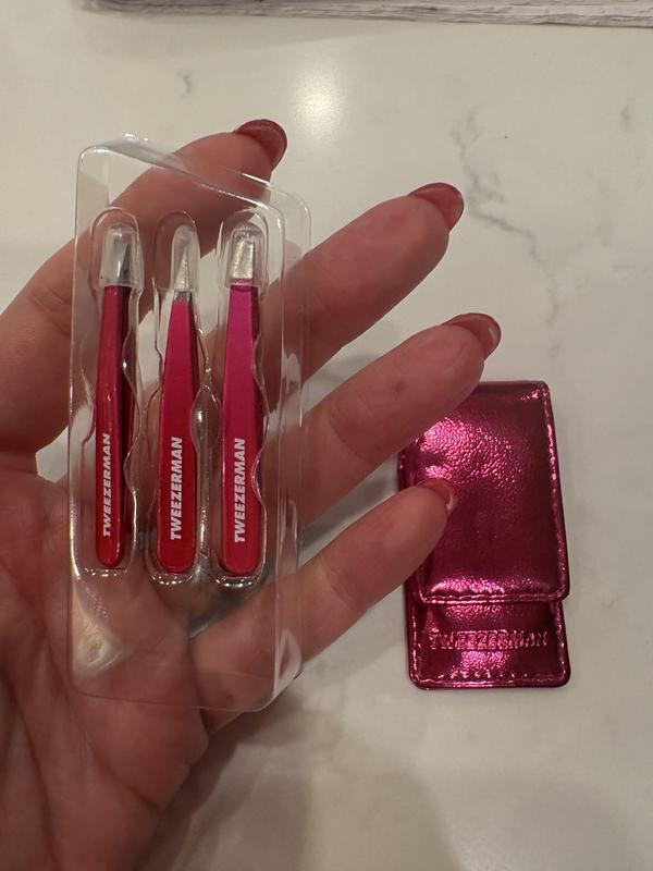 Micro Mini Pink Perfection Tweezer Set - TWEEZERMAN | Sephora