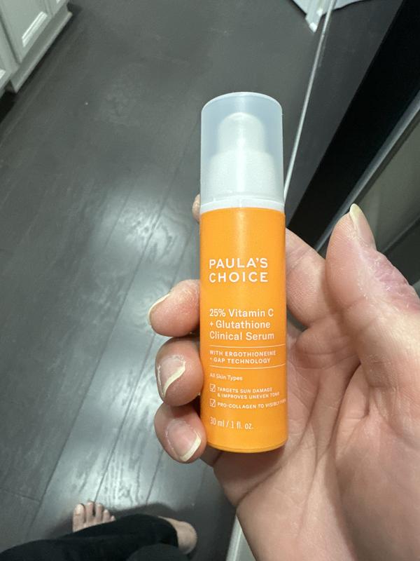 25% Vitamin C + Glutathione Clinical Serum for Brightening & Dark Spots -  Paula's Choice