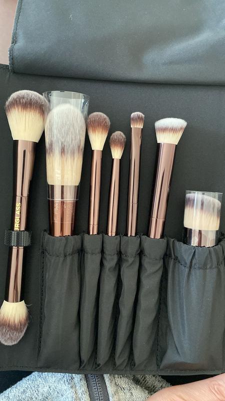 Vegan Face & Eye Travel Brush Set - Hourglass | Sephora