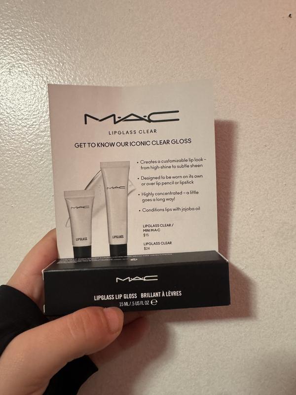 m.a.c mac clear lipglass lip gloss clear unboxed Lipglass Clear - MAC Cosmetics