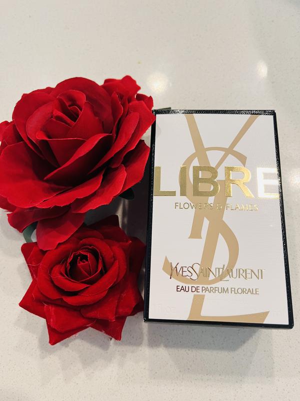 Libre Flowers & Flames Eau de Parfum Spray with Coco- Palm Tree