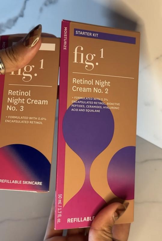 0.6% Retinol Refillable Night Cream for Fine Lines + Wrinkles