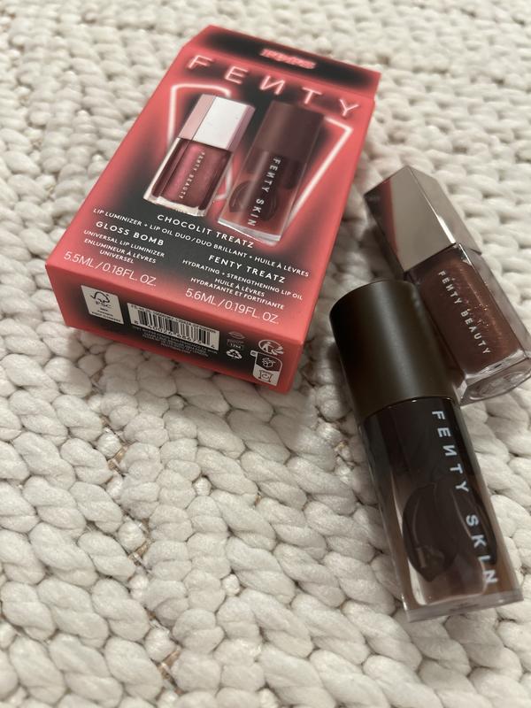 minion様 FENTY CHOCOLIT TREATZ リップグロス Amazon.com : FENTY BEAUTY Chocolit Treatz - Lip Luminizer (.18 Fl
