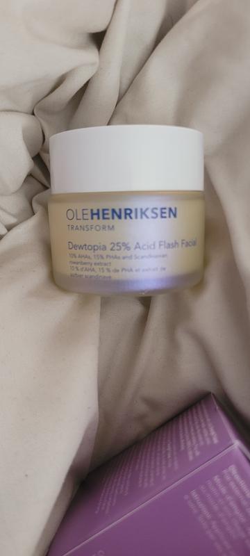 Dewtopia 25% AHA + PHA Flash Facial Exfoliating Face Mask