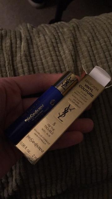 Blue Mascara Vinyl Mascara Yves Saint Laurent Vinyl Couture