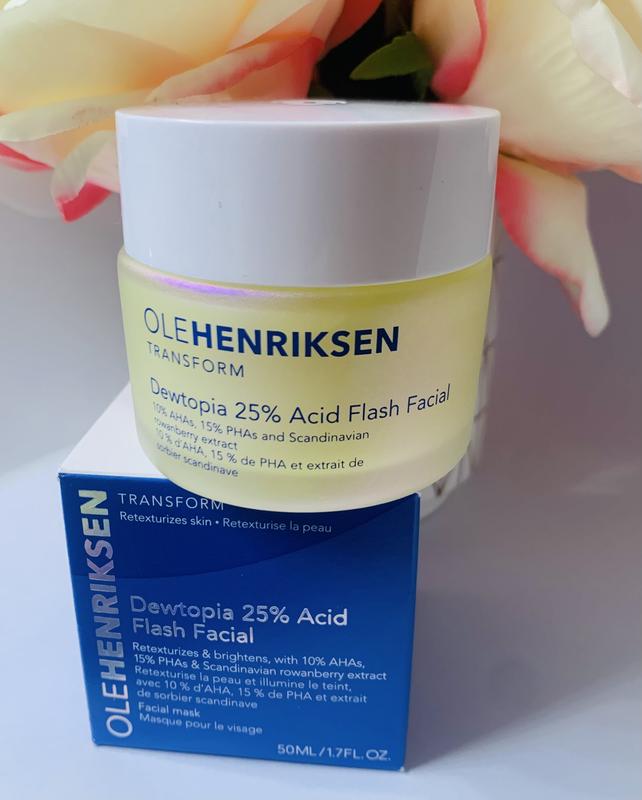 Dewtopia 25% AHA + PHA Flash Facial Exfoliating Face Mask