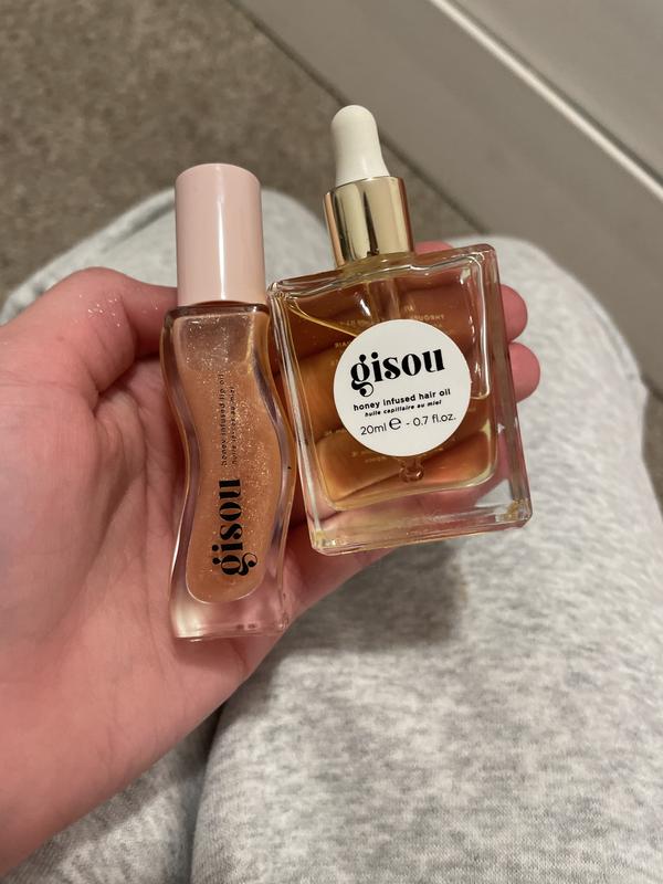 Glossy & Glazed Hair & Lip Oil Gift Set - Gisou | Sephora