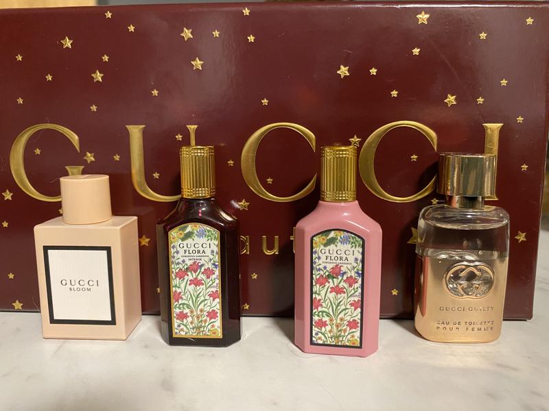 Gucci Mini Flora Gorgeous Collection Perfume Sampler Gift Set