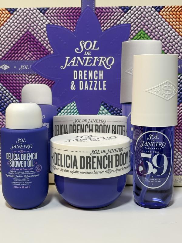 Sol de Janeiro Drench & Dazzle Delicia Drench Body Routine Gift Set