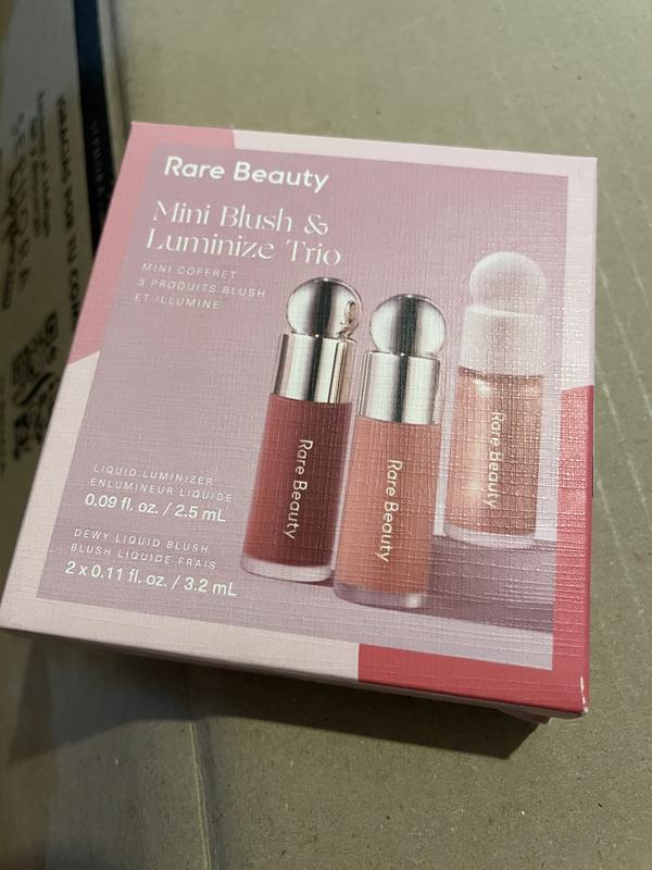 レアビューティーMini Blush & Luminize Trio Amazon.com : Rare Beauty Limited Edition Mini Blush