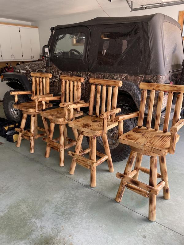 Rustic cabin best sale bar stools