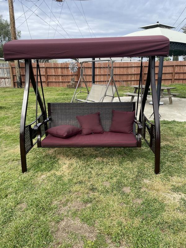 Hd designs san jose 3 seat swing hot sale