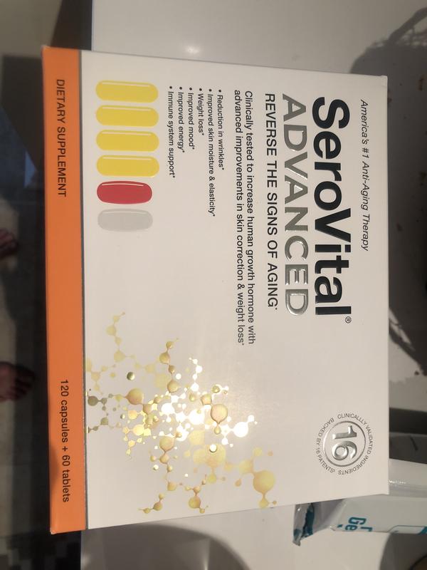 SeroVital ADVANCED HGH Boosting Formula Skin and Weight Loss