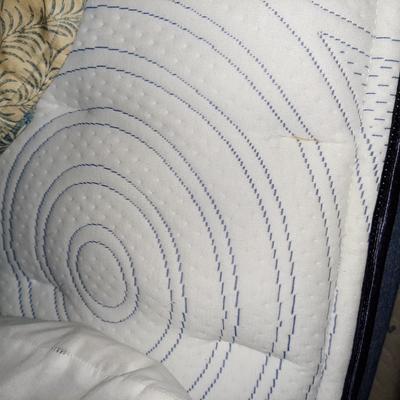 The top of the mattress