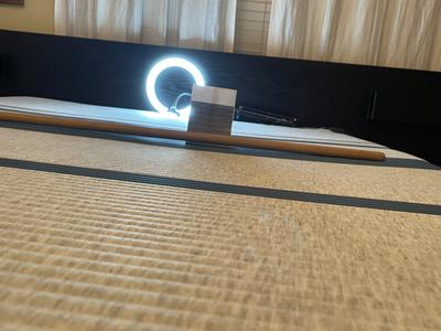 The stick isn't even touching edge to edge.