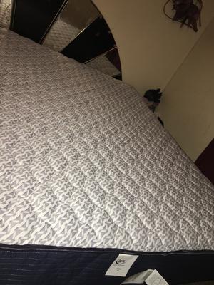 When I put it on my box spring