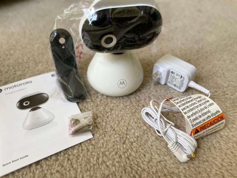 Baby Monitor, charger and wall mount accessories