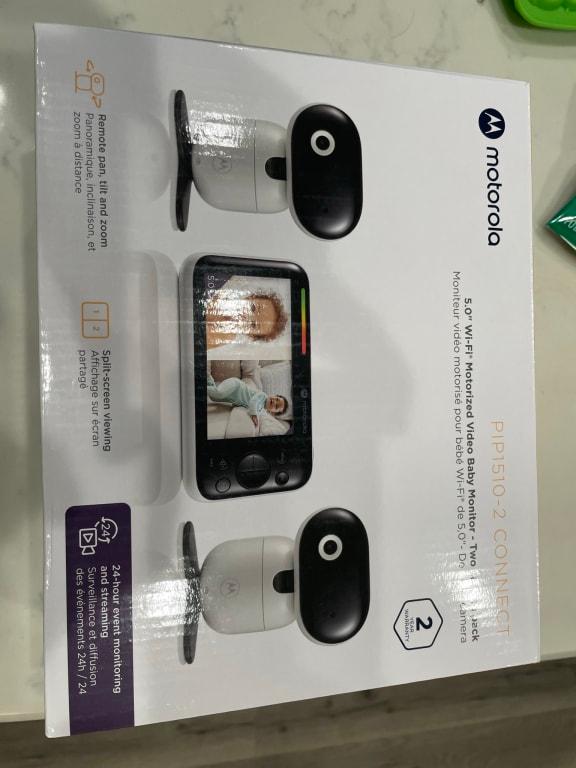 Motorola Nursery  PIP1510 CONNECT 5.0” Wi-Fi® Motorized Video Baby Monitor