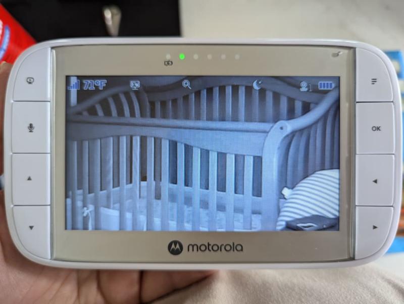 Handheld viewer to show image, temperature, etc