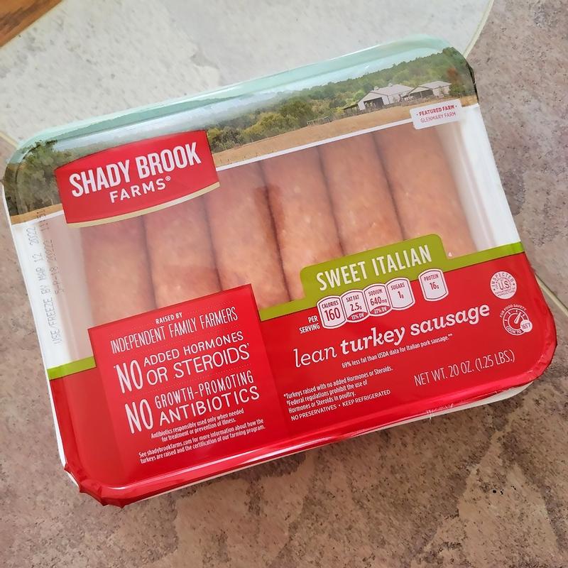 Shady Brook Farms Hot Italian Lean Turkey Sausage, 6 count, 20 oz