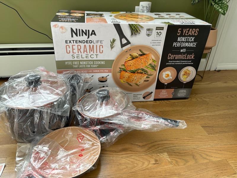 Ninja Extended Life™ Ceramic Select 10-Piece Cookware Set | SharkNinja