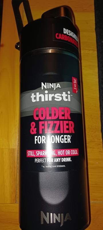 Ninja Thirsti 24oz. Travel Bottle, Black