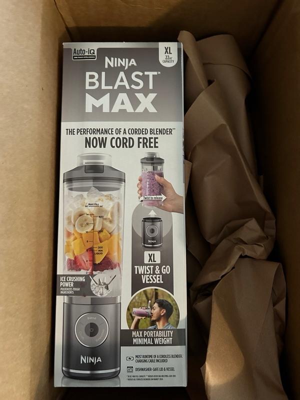 Ninja Blast™ Max Cordless Portable Blender Platinum Silver