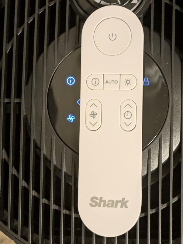 Works with the shark remote.