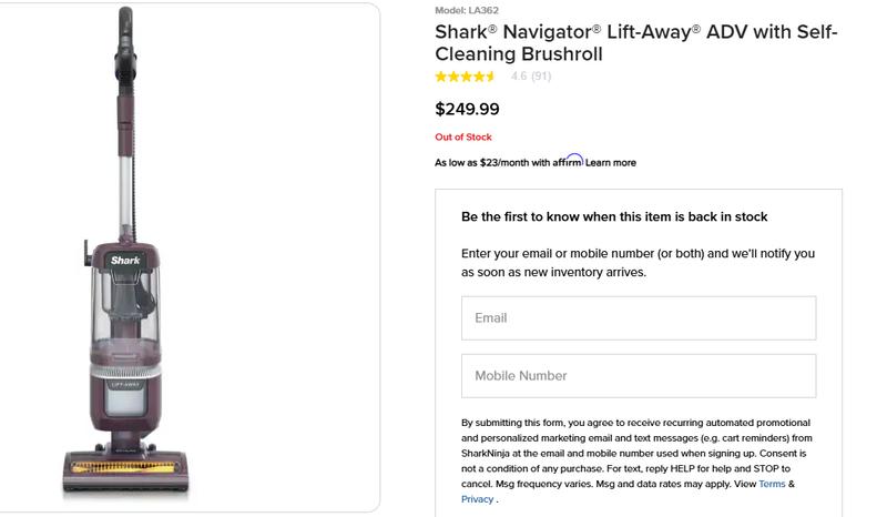 Shark Navigator LiftAway Refresh Upright Vacuum