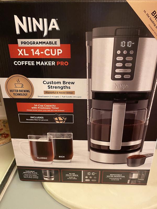 NINJA Programmable XL 14- Cup Black Stainless Steel Drip Coffee