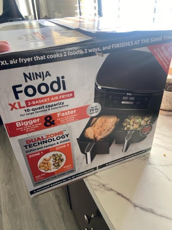 Ninja Foodi 6-in-1 10-qt. XL 2-Basket Air Fryer 10-Quart Dual Zone