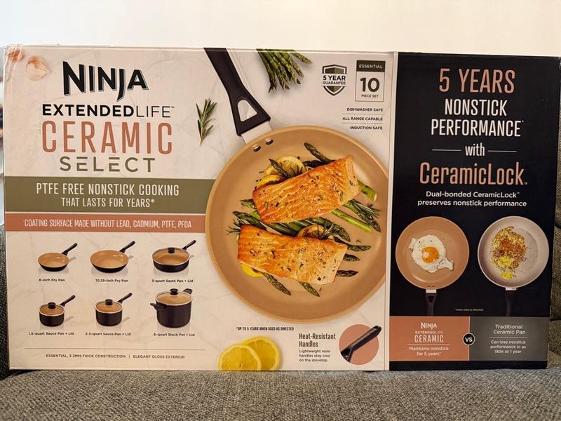Ninja Extended Life™ Ceramic Select 10-Piece Cookware Set | SharkNinja
