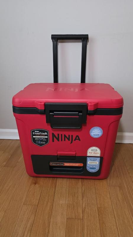 Ninja FrostVault™ 42qt Wheeled Cooler with Dry Zone, Charcoal Gray