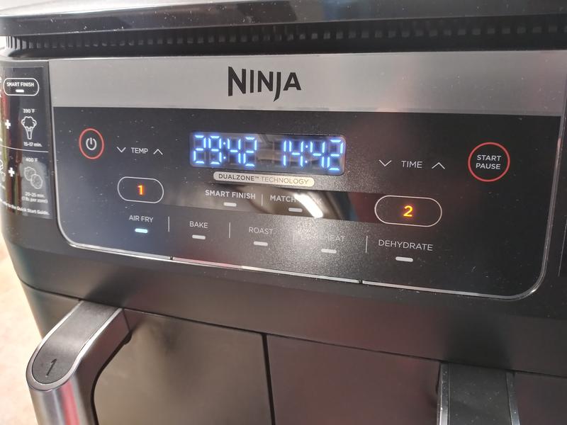 NINJA Foodi 6 qt. 5 in-1 2-Basket Black Air Fryer with DualZone