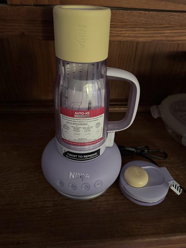 Frullatore Ninja BlendBoss 1100W – Bicchiere Da Viaggio Antiperdite, 3 Programmi Auto (Smoothie, Blend, Crush), Azzurro