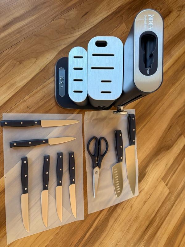 Ninja NeverDull® 10-Piece German Steel Knife Set with Removable