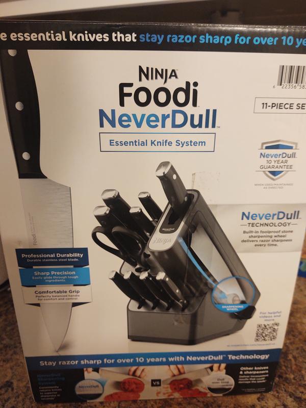 Ninja, Foodi NeverDull Essential 11-Piece Knife Block Set - Zola