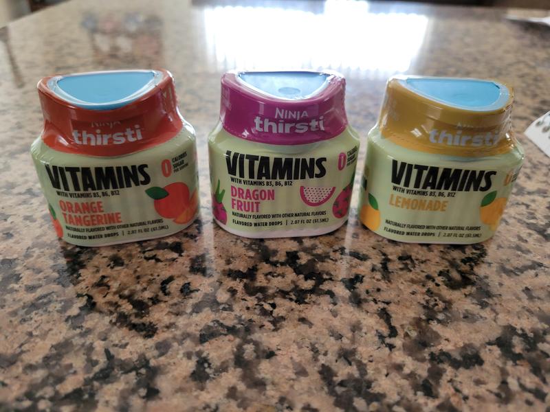 Flavored Water Drops, VITAMINS Variety Pack Flavors - Ninja