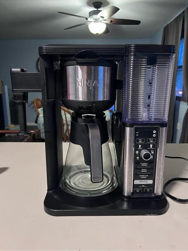 コービー専用seriousplayeronly all black Ninja Specialty Coffee Maker with Fold-Away Frother & Glass Carafe