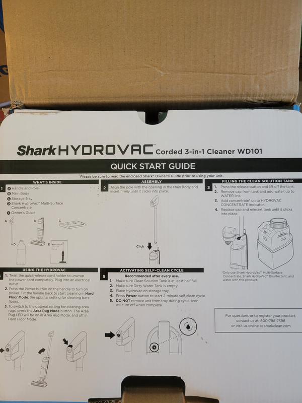 Easy instructions on the flap of box