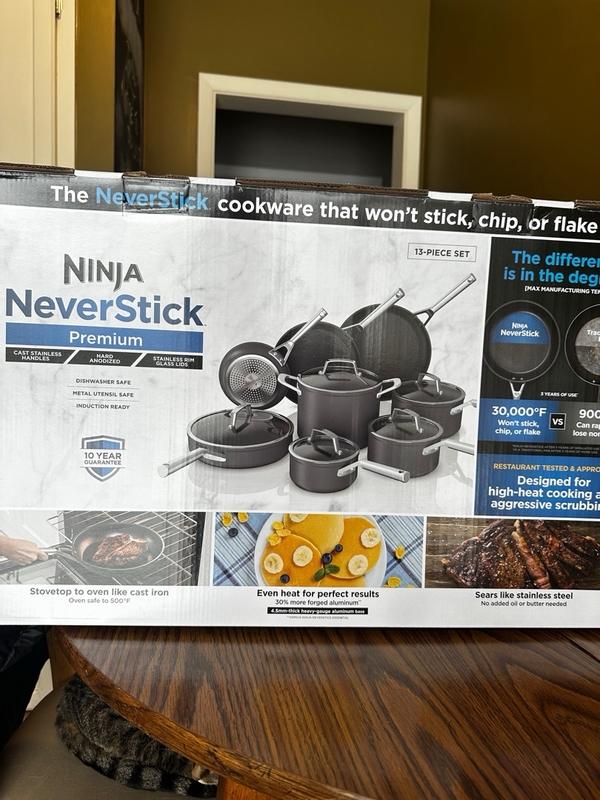 Ninja Foodi NeverStick Premium Hard-Anodized 13-Piece Cookware Set
