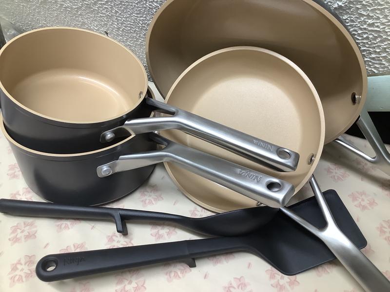 低価格の Ninja Extended CW89012 - Set Cookware Ceramic 12-Piece Life ロッド